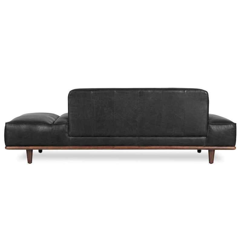 Lit de repos Jasper - Cuir véritable italien pleine fleur