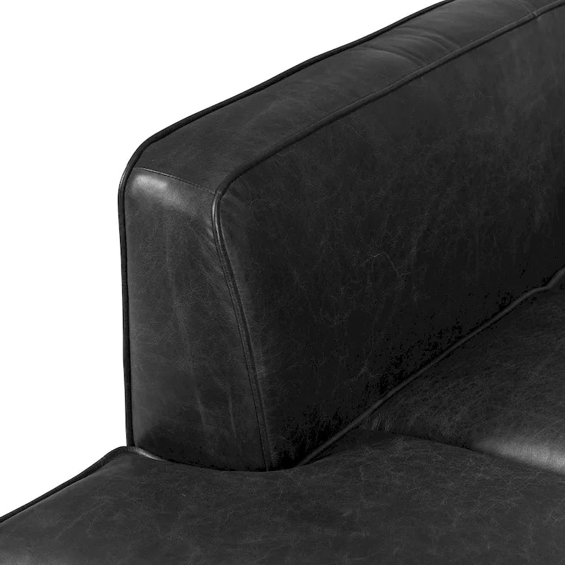Lit de repos Jasper - Cuir véritable italien pleine fleur