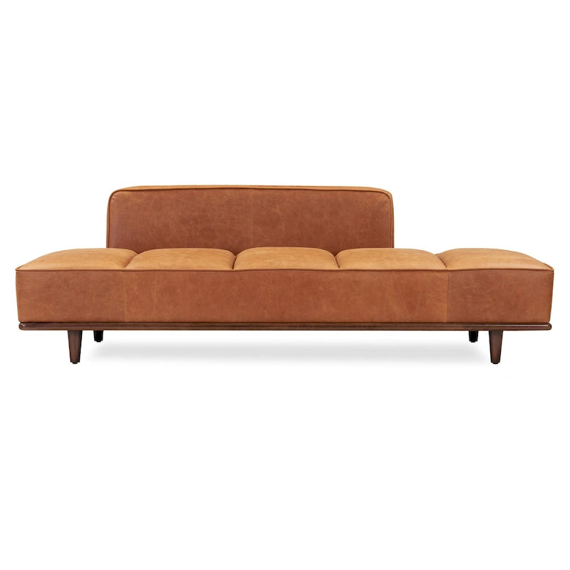 Lit de repos Jasper - Cuir véritable italien pleine fleur