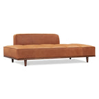Lit de repos Jasper - Cuir véritable italien pleine fleur