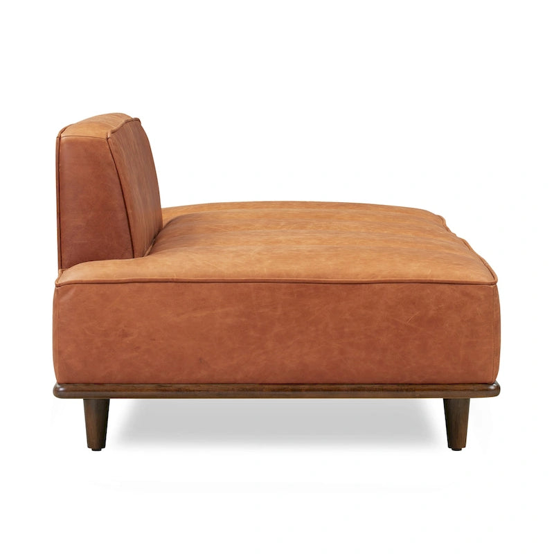 Lit de repos Jasper - Cuir véritable italien pleine fleur