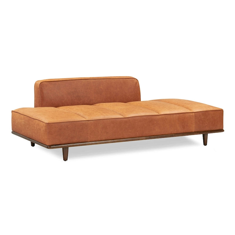 Lit de repos Jasper - Cuir véritable italien pleine fleur
