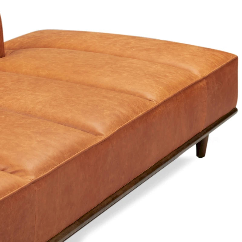 Lit de repos Jasper - Cuir véritable italien pleine fleur