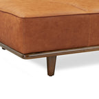 Lit de repos Jasper - Cuir véritable italien pleine fleur
