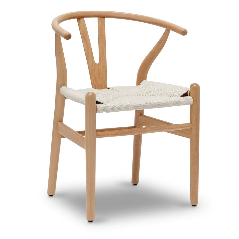 Chaise Weave - Bois massif avec assise tissée