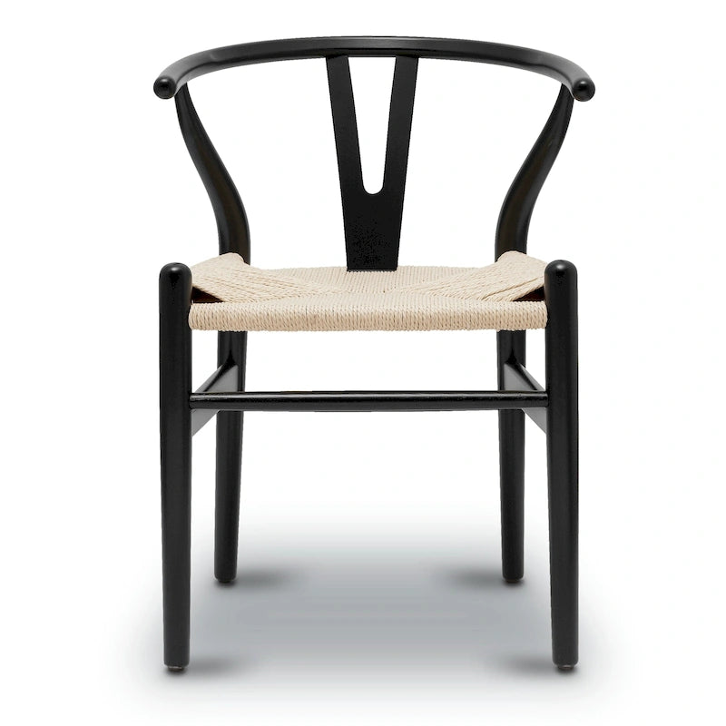 Chaise Weave - Bois massif avec assise tissée