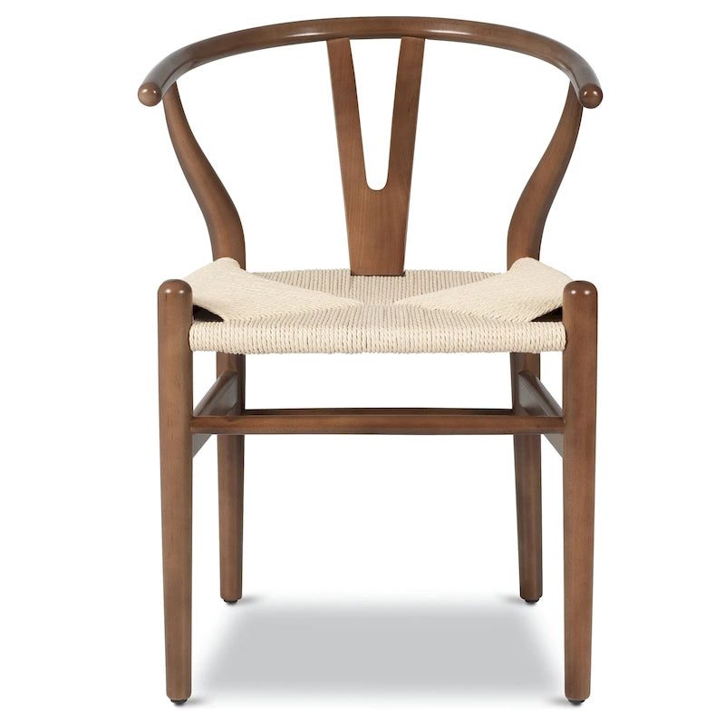 Chaise Weave - Bois massif avec assise tissée