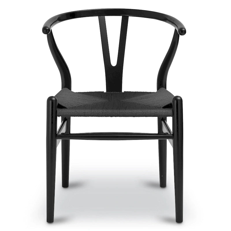 Chaise Weave - Bois massif avec assise tissée