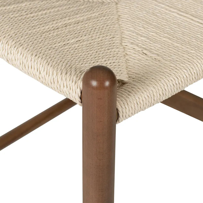 Chaise Weave - Bois massif avec assise tissée
