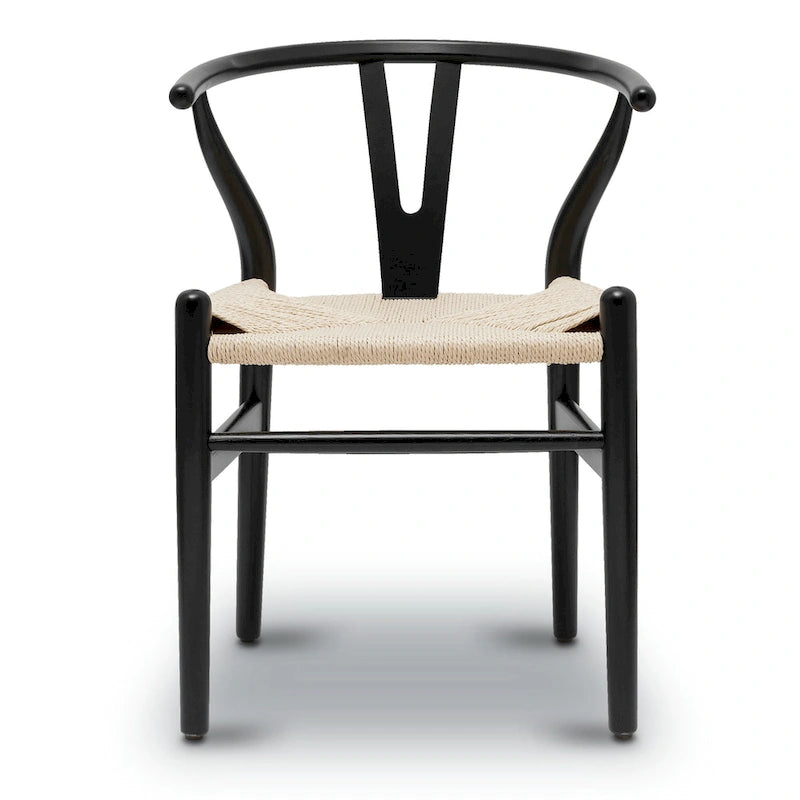 Chaise Weave - Bois massif avec assise tissée