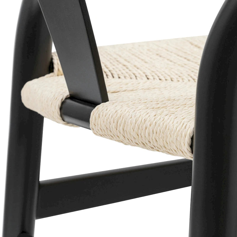Chaise Weave - Bois massif avec assise tissée