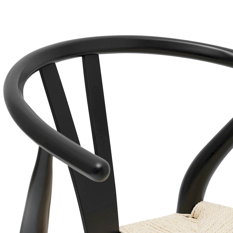 Chaise Weave - Bois massif avec assise tissée