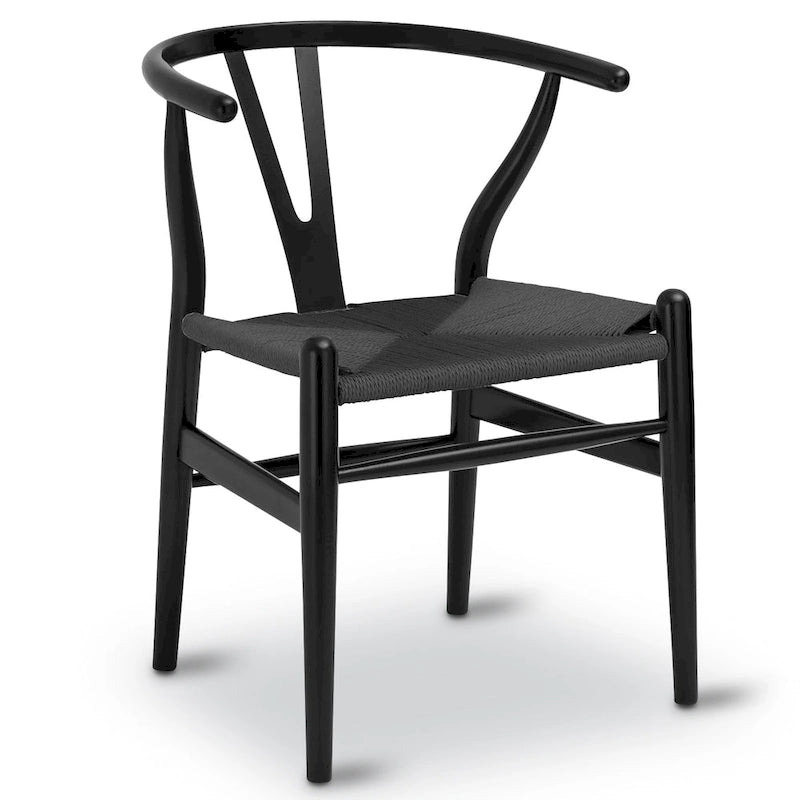 Chaise Weave - Bois massif avec assise tissée