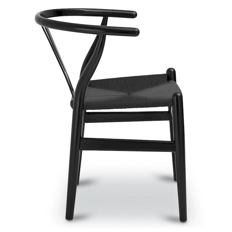 Chaise Weave - Bois massif avec assise tissée