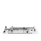 Table de couture pliante portable Rollaway II Argent/Blanc