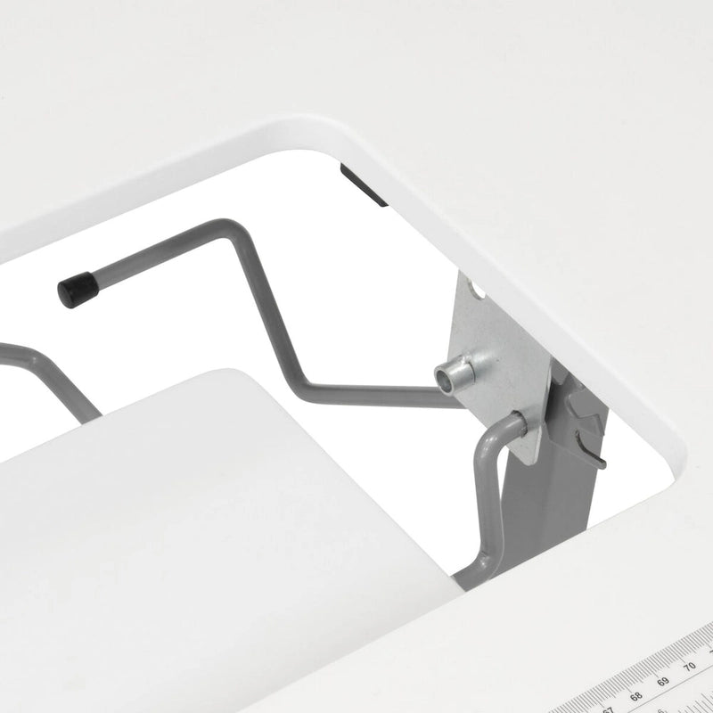 Table de couture pliante portable Rollaway II Argent/Blanc