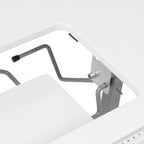 Table de couture pliante portable Rollaway II Argent/Blanc