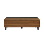 Table basse Avala avec plateau relevable en noyer et noir
