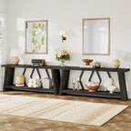 Table console de canapé de 180 cm avec rangement pour entrée et salon