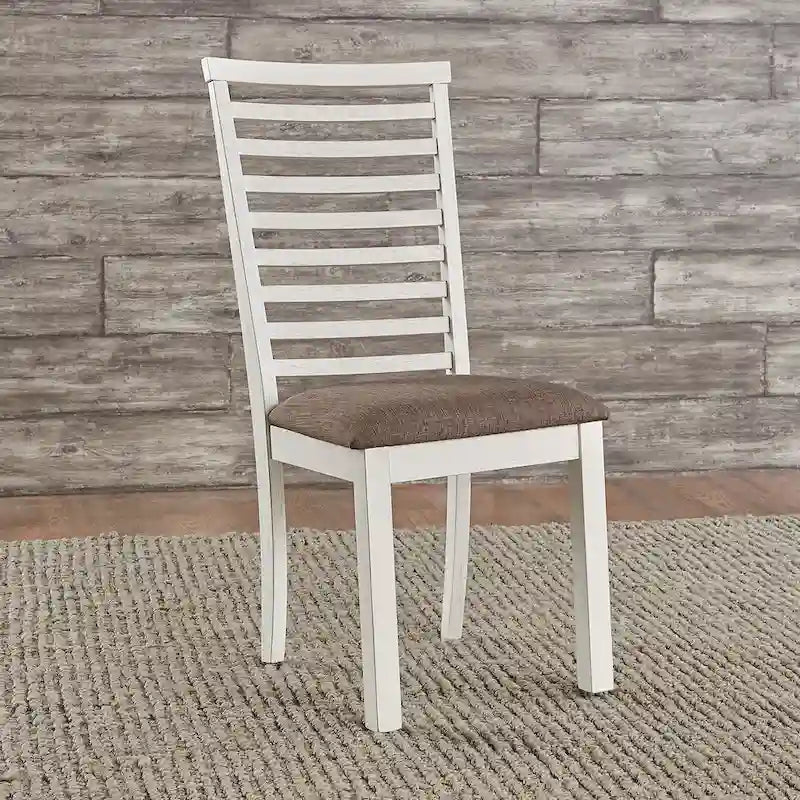 Table de banquet blanche avec chaises - 5, 6 ou 7 pièces