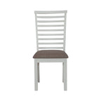 Table de banquet blanche avec chaises - 5, 6 ou 7 pièces