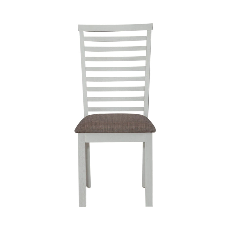 Table de banquet blanche avec chaises - 5, 6 ou 7 pièces