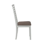 Table de banquet blanche avec chaises - 5, 6 ou 7 pièces