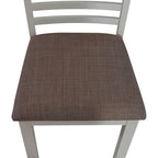 Table de banquet blanche avec chaises - 5, 6 ou 7 pièces