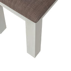 Table de banquet blanche avec chaises - 5, 6 ou 7 pièces