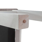Table de banquet blanche avec chaises - 5, 6 ou 7 pièces