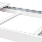 Table de salle à manger extensible rectangulaire – Table de cuisine fonctionnelle pour 4 à 12 personnes