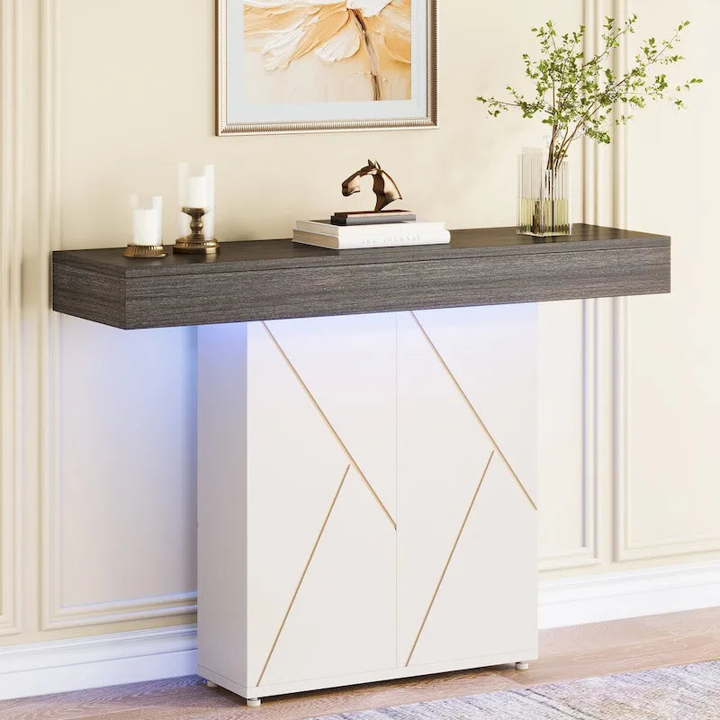 Pouf ottoman treillis intérieur/extérieur