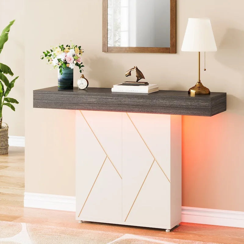 Pouf ottoman treillis intérieur/extérieur
